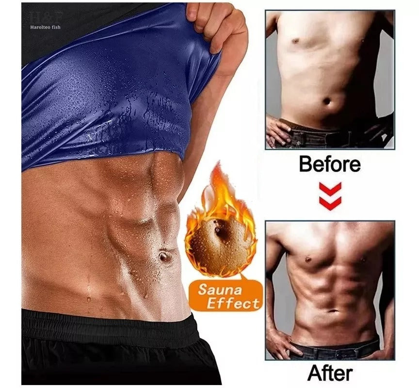 Faja Sauna Chaleco Hombre Quema Grasa
