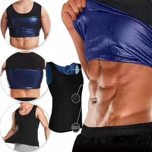 Faja Sauna Chaleco Hombre Quema Grasa