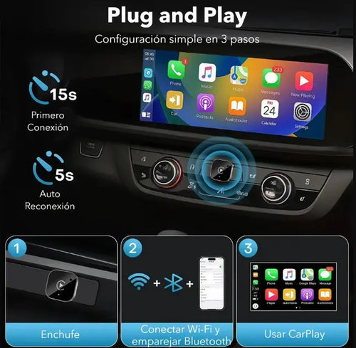 Carplay Inalambrico Universal