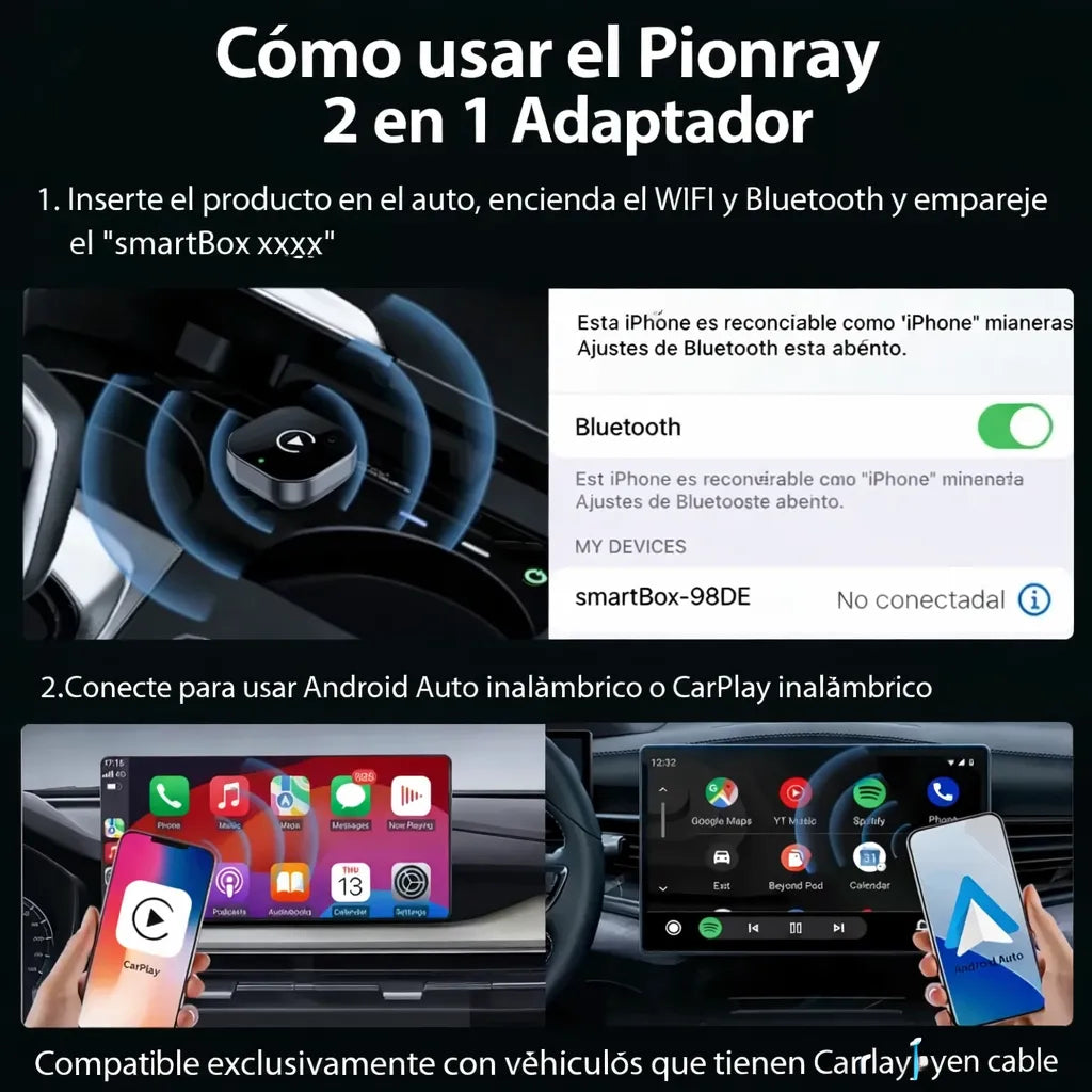 Carplay Inalambrico Universal